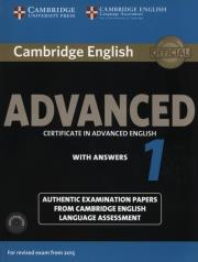 Opakowanie Cambridge English Advanced 1 for Revised Exam from 2015 Student's Book  + CD