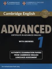 Opakowanie Cambridge English Advanced 1 for Revised Exam from 2015 Student's Book with Answers
