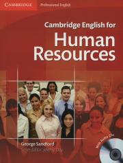 Okładka książki Cambridge English for Human Resources Student's Book +CD