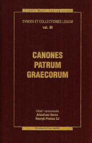 Canones patrum graecorum. Autor: Baron Arkadiusz, Pietras Henryk. Dadada.pl Okładka książki Canones patrum graecorum