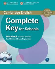 Complete Key for Schools Workbook without answers + CD. Autor: Elliott Sue, Emma Heyderman. Dadada.pl Okładka książki Complete Key for Schools Workbook without answers + CD