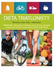 Dieta triatlonisty. Autor: Amy Goodson, Tom Mulholland. Dadada.pl Okładka książki Dieta triatlonisty
