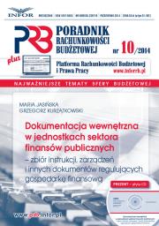 Opakowanie Dokumentacja wewnętrzna w jednostkach sektora finansów  publicznych