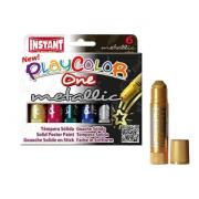 Opakowanie Farby w sztyfcie Metallic 6 kolorów PLAYCOLOR