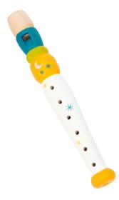 Opakowanie Flet drewniany niebieski