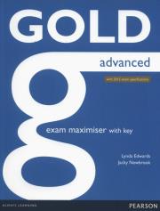 Gold Advanced Exam Maximiser with key. Autor: Edwards Lynda, Newbrook Jacky. Dadada.pl Okładka książki Gold Advanced Exam Maximiser with key
