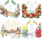 Opakowanie Karnet A5 Boże Narod. Szopka świeckie (10szt) MIX