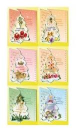 Opakowanie Karnet B6 Boże Narod. Choinka świeckie (10szt) MIX