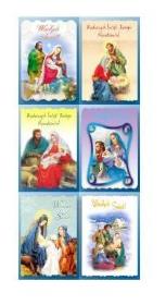 Opakowanie Karnet B6 Boże Narod. Hologram religia (10szt) MIX