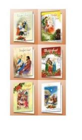 Opakowanie Karnet B6 Boże Narodzenie BBN religia (10szt) MIX