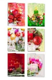 Opakowanie Karnet B6 Boże Narodzenie WOP świeckie (10szt) MIX