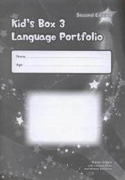 Kid's Box 3 Language Portfolio. Autor: Elliott Karen, Nixon Caroline, Tomlinson Michael. Dadada.pl Okładka książki Kid's Box 3 Language Portfolio