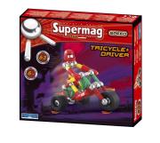 Opakowanie Klocki magnatycz. Supermag Trójkołowiec z kierowcą