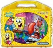 Okładka książki Klocki sześcienne 24 el. Sponge Bob