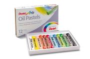 Kredki Pastele 12 kolorów PENTEL. Wydawca: PENTEL. Dadada.pl Opakowanie Kredki Pastele 12 kolorów PENTEL
