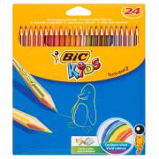 Kredki Tropicolors 2 24 kol. blister BIC. Wydawca: Bic. Dadada.pl Opakowanie Kredki Tropicolors 2 24 kol. blister BIC