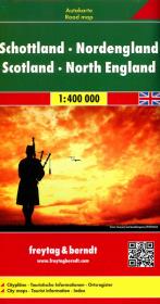 Okładka książki Mapa Schottland Nordengland 1:400 000