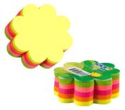 Okładka książki Notes kwiatek mix 5 kolorów neon 250 kart.