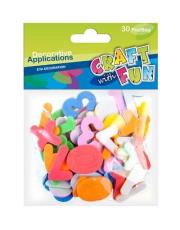 Opakowanie Ozdoba dekoracyjna piankowa cyferki 30szt