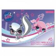 Opakowanie Papier kolorowy A5/10K Littlest Pet Shop 25szt
