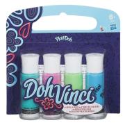 Opakowanie Play-Doh DohVinci Tuby Deco Pop 4 sztuki