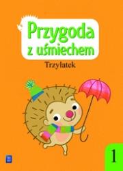 Przygoda z uśmiechem Trzylatek Ćwiczenia Część 1. Autor: praca zbiorowa. Dadada.pl Okładka książki Przygoda z uśmiechem Trzylatek Ćwiczenia Część 1