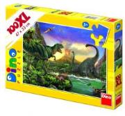Puzzle 100 XL Dino Puzzle Dinozaury DINO. Wydawca: Dino Toys. Dadada.pl Opakowanie Puzzle 100 XL Dino Puzzle Dinozaury DINO