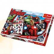 Opakowanie Puzzle 160 Tattoo Drużyna Avengers TREFL