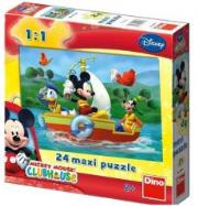 Puzzle 24 Maxi Klub Przyjaciół Myszki Miki DINO. Wydawca: Dino Toys. Dadada.pl Opakowanie Puzzle 24 Maxi Klub Przyjaciół Myszki Miki DINO