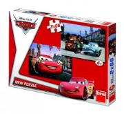 Puzzle 2x66 Auta DINO. Wydawca: Dino Toys. Dadada.pl Opakowanie Puzzle 2x66 Auta DINO
