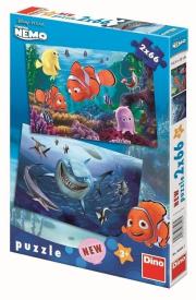 Puzzle 2x66 Gdzie jest Nemo DINO. Wydawca: Dino Toys. Dadada.pl Opakowanie Puzzle 2x66 Gdzie jest Nemo DINO
