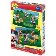 Puzzle 2x66 Klub Przyjaciół Myszki Miki DINO. Wydawca: Dino Toys. Dadada.pl Opakowanie Puzzle 2x66 Klub Przyjaciół Myszki Miki DINO