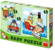 Puzzle 3,4,5 Baby Puzzle Transport DINO. Wydawca: Dino Toys. Dadada.pl Opakowanie Puzzle 3,4,5 Baby Puzzle Transport DINO