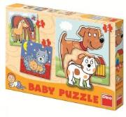 Puzzle 3,4,5 Baby Puzzle Zwierzęta DINO. Wydawca: Dino Toys. Dadada.pl Opakowanie Puzzle 3,4,5 Baby Puzzle Zwierzęta DINO