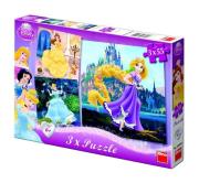 Puzzle 3x55 Disney Księżniczki DINO. Wydawca: Dino Toys. Dadada.pl Opakowanie Puzzle 3x55 Disney Księżniczki DINO