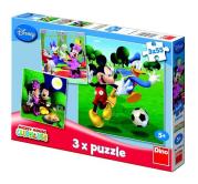 Puzzle 3x55 Klub Przyjaciół Myszki Miki DINO. Wydawca: Dino Toys. Dadada.pl Opakowanie Puzzle 3x55 Klub Przyjaciół Myszki Miki DINO