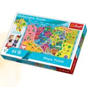 Opakowanie Puzzle edukacyjne 44 Mapa Polski