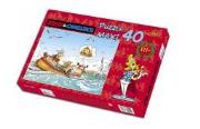 Puzzle MAXI 40 Asteriks&Obeliks Morska Podróż AXEL. Wydawca: Axel-Malina. Dadada.pl Opakowanie Puzzle MAXI 40 Asteriks&Obeliks Morska Podróż AXEL