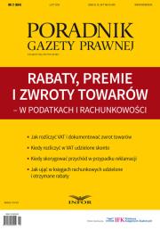 Opakowanie Rabaty, premie i zwroty towarów - w podatkach i rachunkowości