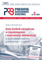 Opakowanie Rola kontroli zarządczej w zapobieganiu i wykrywaniu defraudacji w jednostkach sektora  publicznego