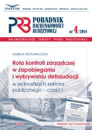 Opakowanie Rola kontroli zarządczej w zapobieganiu i wykrywaniu defraudacji w jednostkach sektora publicznego