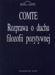 Rozprawa o duchu. Autor: August Comte. Dadada.pl Okładka książki Rozprawa o duchu