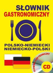 Słownik gastronomiczny pol-niem, niem-pol + CD. Autor: Lisa Queschning, Gut Dawid. Dadada.pl Okładka książki Słownik gastronomiczny pol-niem, niem-pol + CD