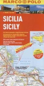 Sycylia. Mapa drogowa 1:200 000. Autor: praca zbiorowa. Dadada.pl Okładka książki Sycylia. Mapa drogowa 1:200 000