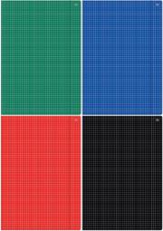 Opakowanie Teczka z gumką A4+ w kratkę (10szt)