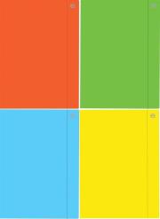 Opakowanie Teczka z gumką A5+ Fluo (10szt)