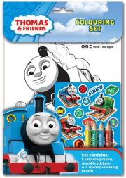 Opakowanie Tomek i przyjaciele. Zestaw do kolor. z kredkami