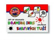 Opakowanie Tusz kreślarski zestaw 6 kolorów 20g