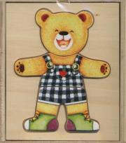 Układanka drewniana Miś. Autor: Anek Import. Dadada.pl Okładka książki Układanka drewniana Miś