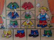 Okładka książki Układanka drewniana Ubranka 12